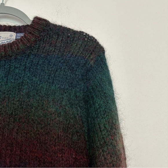 Topman knitwear ombré goat hair sweater - Picture 10 of 14